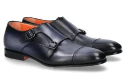 New Doppelmonk CALF BLU Herren Slippers