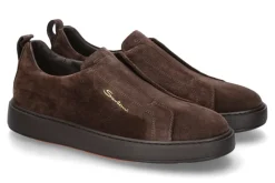 Best Herren- Slip- On VELOUR- dark brown/dunkelbraun Herren Sneakers