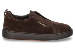Best Herren- Slip- On VELOUR- dark brown/dunkelbraun Herren Sneakers