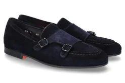 New Herren-Loafer DOUBLE BUCKLE- blau Herren Slippers