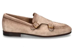 Clearance Monk CARLOS VELOURS- beige/ braun Herren Slippers