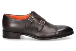 Sale Monk LEATHER BROWN Herren Schnürer | Slippers