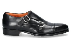 Best Monk LEATHER NERO (43) Herren Schnürer