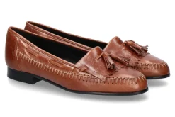 Hot Scarpa Rossa Mokassin TEQUILA CUOIO- mittelbraun Damen Slipper | Mokassin