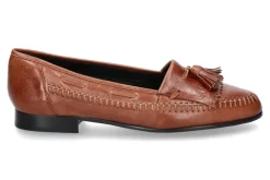 Hot Scarpa Rossa Mokassin TEQUILA CUOIO- mittelbraun Damen Slipper | Mokassin