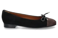 Best Ballerina  CAMOSCIO NERO T.MORO Damen Ballerinas