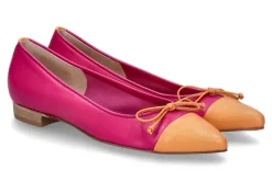 Hot Scarparossa by Ballerina FLORY NAPPA- fuxia/amber Damen Ballerinas