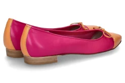 Hot Scarparossa by Ballerina FLORY NAPPA- fuxia/amber Damen Ballerinas
