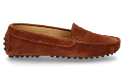 New Damen-Mokassin GOMERA DRIVER VELOURS- mittelbraun Damen Mokassin