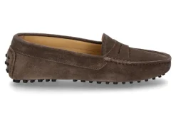 Clearance Mokassin 3051 VELOUR- tortora/braun Damen Slipper