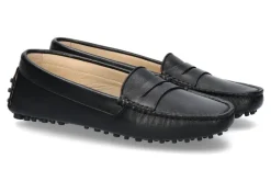 Online Mokassin 3051 VITELLO NERO Damen Slipper | Mokassin