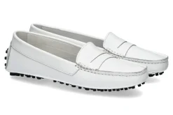 Best Mokassin 3051 VITELLO BIANCO Damen Slipper | Mokassin