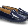Clearance Slipper GOMERA VERNICE BLU Damen Slipper | Mokassin