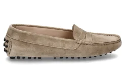Outlet Slipper GOMERA VELOURS BISCUIT Damen Slipper | Mokassin