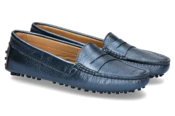 Clearance Slipper Gomma SHIMER INDACO BLUE Damen Slipper | Mokassin