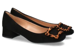 Best Pumps CAMOSCIO NERO/LEO- schwarz Damen Pumps