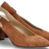 Outlet Slingpumps LAMELLA SADDLE SUEDE (40) Damen Pumps | Sandalen