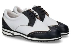 Fashion Tee Golf Damengolfschuh SALLY BLU BIANCO Damen Schnürschuhe | Golfschuhe