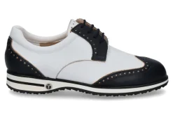 Fashion Tee Golf Damengolfschuh SALLY BLU BIANCO Damen Schnürschuhe | Golfschuhe