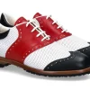 Sale Damen- Golfschuh SUSY PERFORATO BLU BIANCO ROSSO (37 ) Damen Golfschuhe