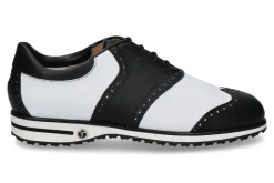 Online Damen- Golfschuh SUSY VITELLO NERO BIANCO WATERPROOF Damen Golfschuhe