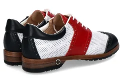 Sale Damen- Golfschuh SUSY PERFORATO BLU BIANCO ROSSO (37 ) Damen Golfschuhe
