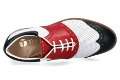 Sale Damen- Golfschuh SUSY PERFORATO BLU BIANCO ROSSO (37 ) Damen Golfschuhe