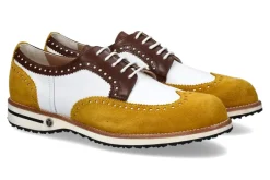 Sale Herren- Golfschuh JASON SUN VITELLO WP BIANCO MORO (43) Herren Golf-Schuhe