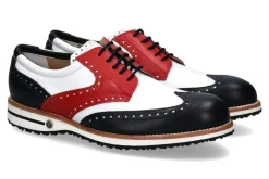 Discount Herren- Golfschuh TOMMY BLU BIANCO ROSSO MICRO N/B (42) Herren Golf-Schuhe