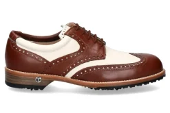 Clearance Herren- Golfschuh TOMMY BRANDY BEIGE (42) Herren Golf-Schuhe