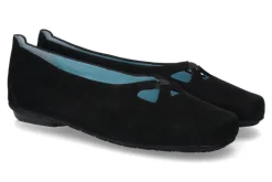 Discount Ballerina GILLIAN CAMOSCIO NERO Damen Ballerinas