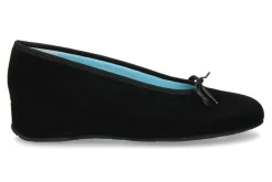 Clearance Ballerina ZOOZI CAMOSCIO NERO Damen Ballerinas