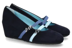 Discount Keilballerina TORBIS CAMOSCIO DARKBLU (39½) Damen Ballerinas | Slipper