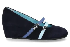 Discount Keilballerina TORBIS CAMOSCIO DARKBLU (39½) Damen Ballerinas | Slipper