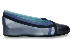 Discount Keilballerina ALENA TAFFETTAS- blau Damen Ballerinas
