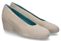 Discount Keilpumps DACIO CAMOSCIO- light ivory/hellbeige Damen Pumps | Keilschuhe