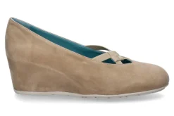 Clearance Keilpumps TRACY CMAOSCIO ELASTIC- beige Damen Pumps | Keilschuhe