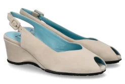 Online Keilsandale CHICAGO FLORIDA LIGHT IVORY (38½) Damen Sandalen | Keilschuhe