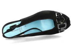 Discount Keilsandale CANTALÒ NERO NICKEL Damen Sandalen | Keilschuhe
