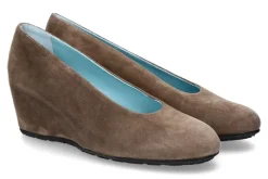 Outlet Keilslipper DACIO CAMOSCIO SEPIA BROWN (39) Damen Slipper | Keilschuhe