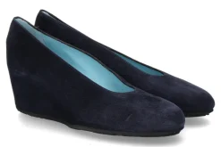 Clearance Keilslipper DACIO CAMOSCIO NAVY (41) Damen Pumps | Keilschuhe