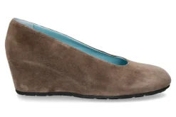 Outlet Keilslipper DACIO CAMOSCIO SEPIA BROWN (39) Damen Slipper | Keilschuhe