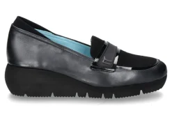 Discount Plateau- Slipper TABEA NAPPA CAMOSCIO- schwarz Damen Slipper | Plateauschuhe