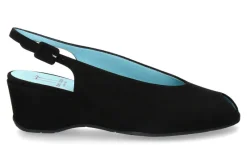 New Sandale CHARMING CAMOSCIO NERO Damen Sandalen