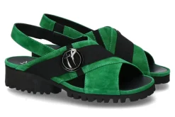 New Sandale SAMUELA CAMOSCIO GREEN Damen Sandalen