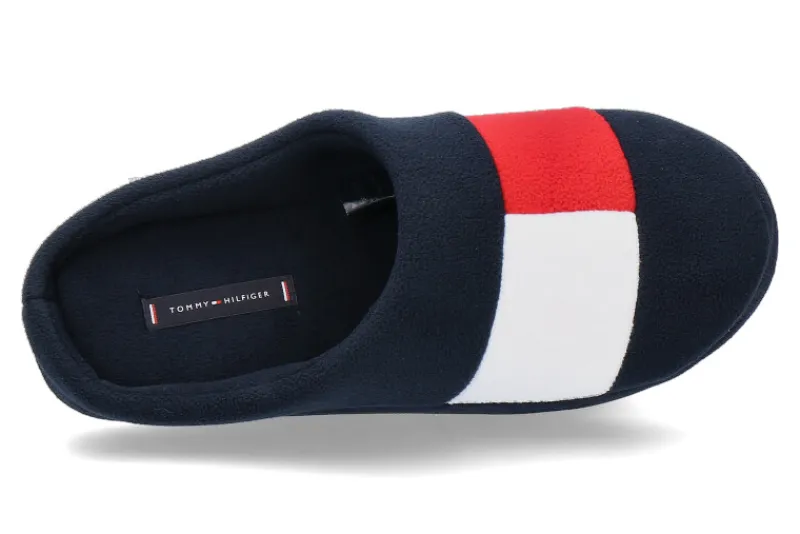 New Hausschuhe Herren FLAG HOMESLIPPER -dunkelblau Herren Hausschuhe