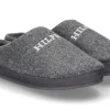 Clearance Herren Hausschuhe WARM FELT -dark ash Herren Hausschuhe