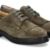Best Schnürschuh 8573 LONDON- lodengrün Damen Schnürschuhe