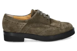 Best Schnürschuh 8573 LONDON- lodengrün Damen Schnürschuhe