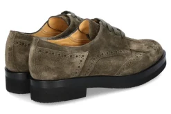 Best Schnürschuh 8573 LONDON- lodengrün Damen Schnürschuhe